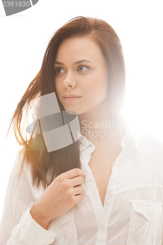 Image of woman in sunlight