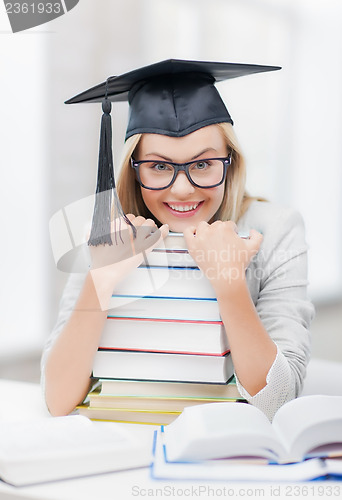 Image of student in graduation cap