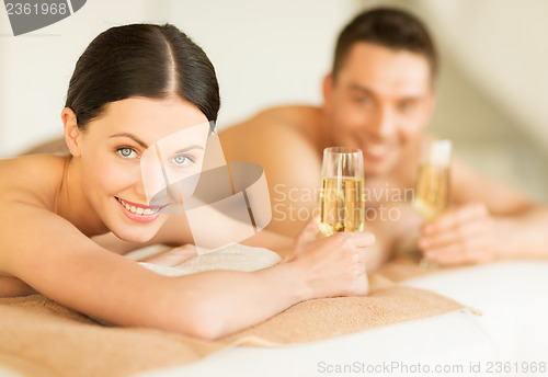 Image of couple in spa