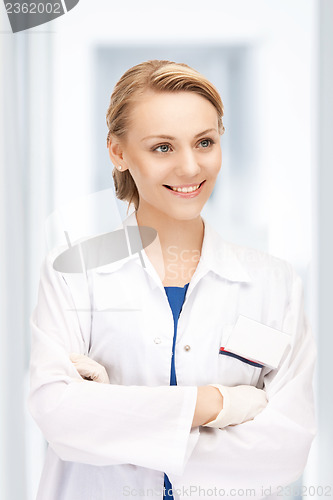 Image of attractive female doctor