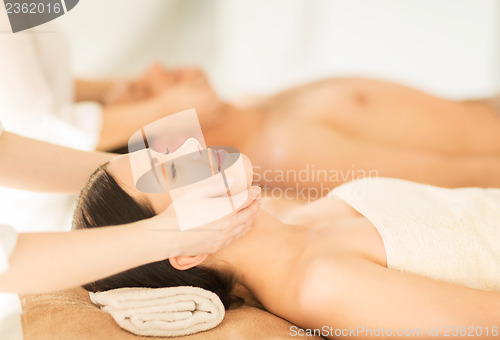 Image of couple in spa