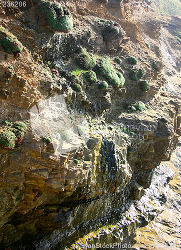 Image of waterfall on a cliff face