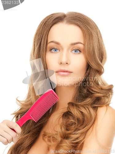 Image of woman with brush