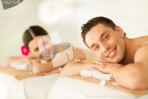 Image of couple in spa