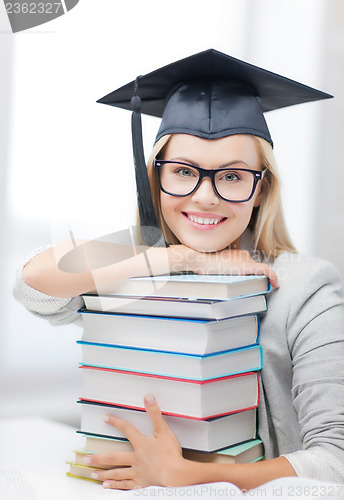 Image of student in graduation cap