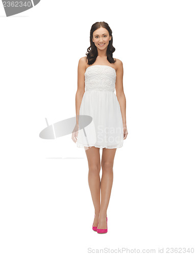 Image of woman in white dress