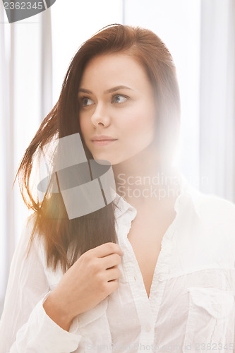 Image of woman in sunlight