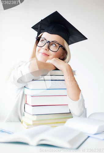 Image of student in graduation cap