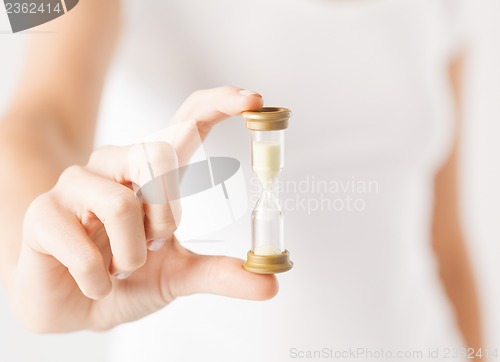 Image of woman with hourglass