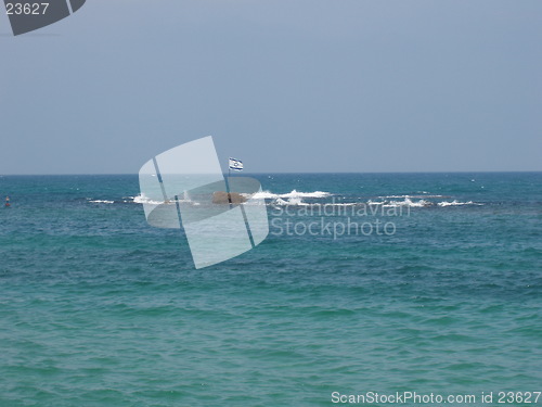 Image of The mediterranean sea, Tel Aviv, Israel