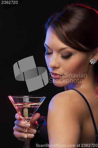 Image of woman with cocktail