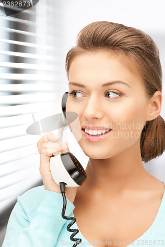 Image of businesswoman with phone