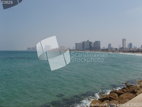 Image of The mediterranean sea, Tel Aviv, Israel