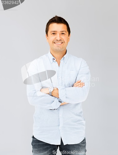 Image of handsome smiling man