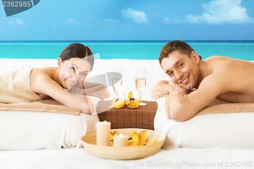 Image of couple on the beach