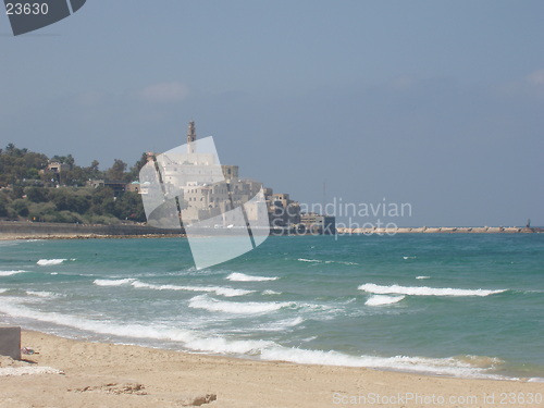 Image of The mediterranean sea, Old Jaffa, Israel