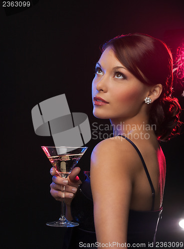 Image of woman with cocktail