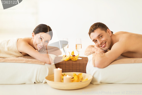 Image of couple in spa