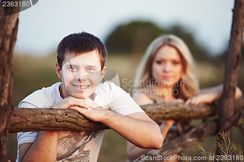 Image of Family at sunset