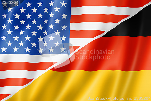 Image of USA and Germany flag