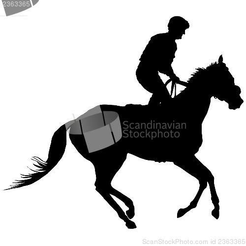 Image of Jockey Silhouette