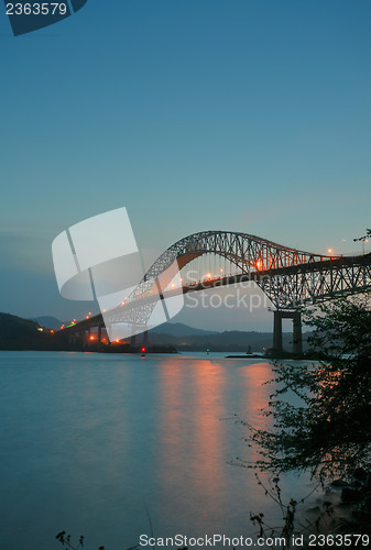 Image of Trans American bridge in Panama connected South and North Americ