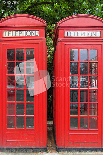 Image of London telephone box