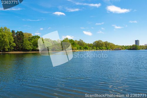 Image of Serpentine lake, London