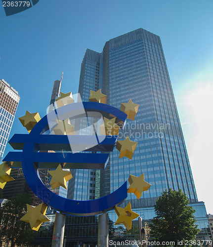 Image of European Central Bank in Frankfurt