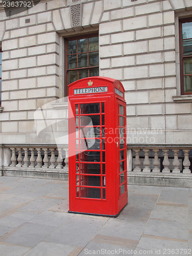 Image of London telephone box