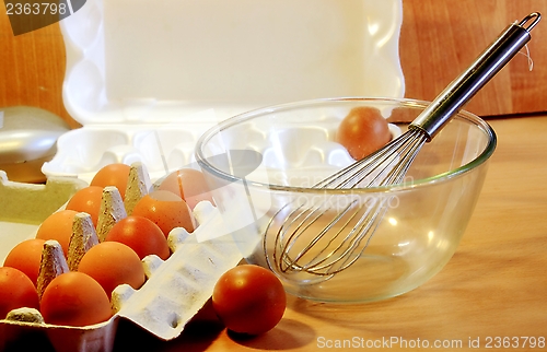 Image of eggs in a package