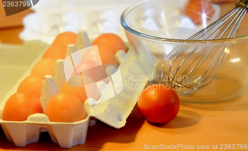 Image of eggs in a package