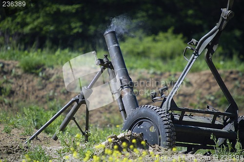 Image of 120 mm mortar