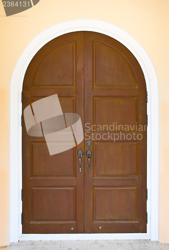 Image of Wooden Arc Door