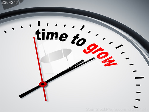 Image of time to grow