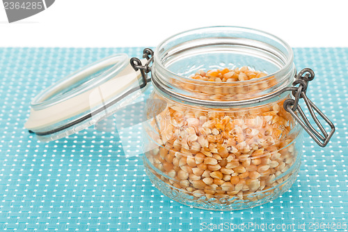 Image of Corn seed in jar