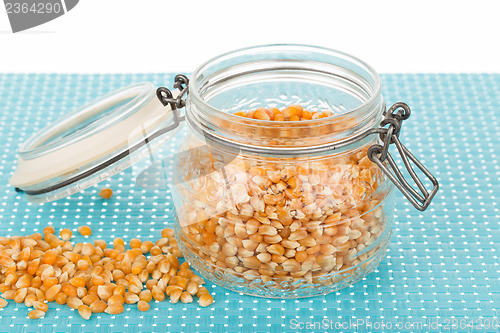 Image of Corn seed in jar