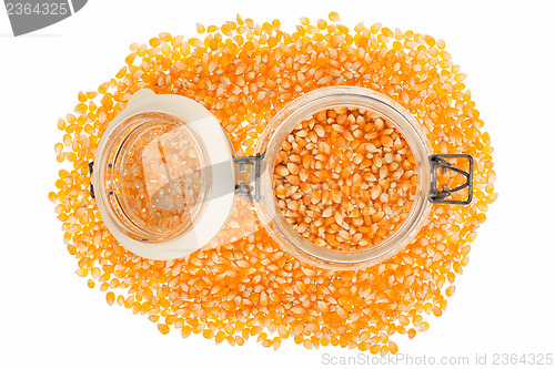 Image of Corn seed in jar