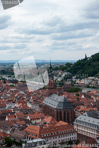 Image of Heidelberg historic center view