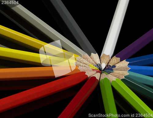 Image of colorful pencils