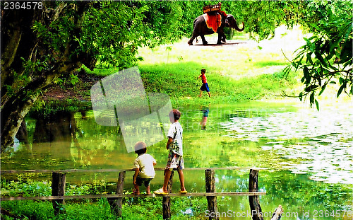 Image of Khmer kids