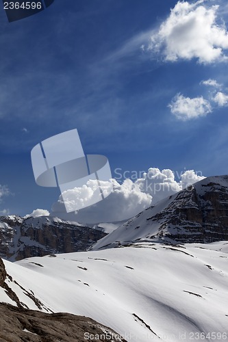 Image of Mountains in sunny day
