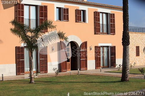 Image of Entrance to an upmarket villa