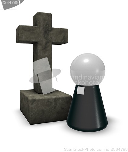 Image of pastor and christian cross