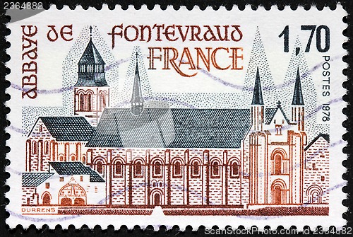 Image of Fontevraud Abbey Stamp