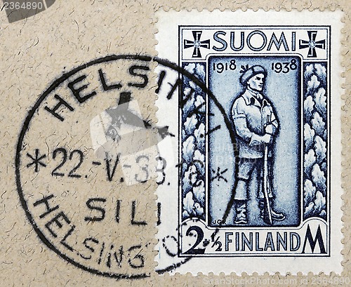 Image of Finnish Soldier Stamp