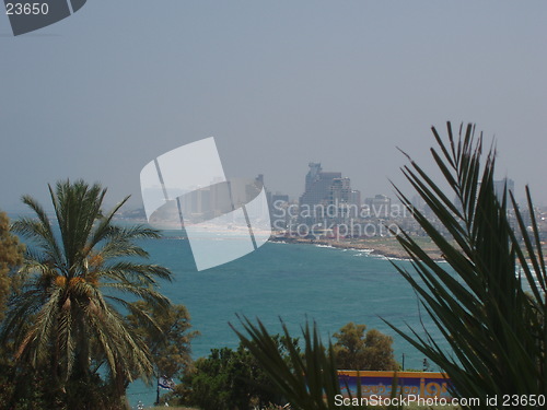 Image of The mediterranean sea, Tel Aviv, Israel