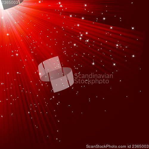 Image of Blue light burst 20130725-3