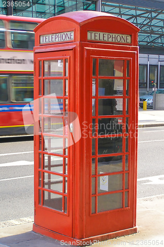 Image of London telephone box