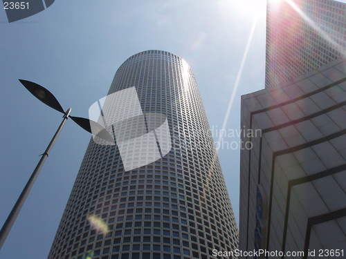 Image of Azrieli towers, Tel Aviv, Israel